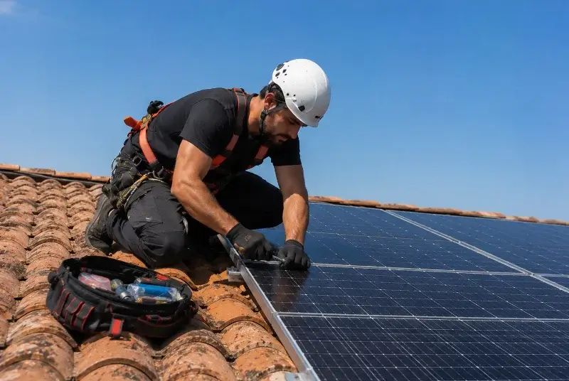Maintenance et monitoring de panneaux solaires à Arandon-Passins